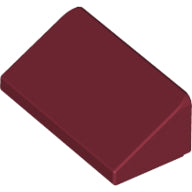 Plaatje in Gallery viewer laden, LEGO® los onderdeel Dakpan Algemeen Donkerrood 85984