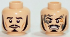 LEGO® los onderdeel Hoofd in kleur Lichte Noga 3626pb1197