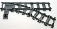 Plaatje in Gallery viewer laden, LEGO® los onderdeel Rails Donker Blauwachtig Grijs 53404