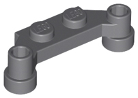 LEGO® Plaat Aangepast Donker Blauwachtig Grijs 4590