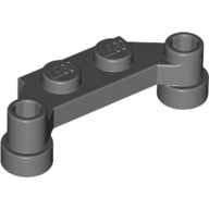 LEGO® Plaat Aangepast Donker Blauwachtig Grijs 4590