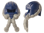 LEGO® los onderdeel Hoofddeksels Donkerblauw 18333pb01