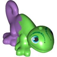 Plaatje in Gallery viewer laden, LEGO® los onderdeel Landdier in kleur Fel Groen 15678pb02