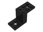 LEGO® los onderdeel Beugel in kleur Zwart 6087