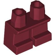 LEGO® los onderdeel Benen Aangepast Donkerrood 41879
