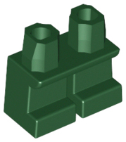 LEGO® los onderdeel Benen Aangepast Donkergroen 41879