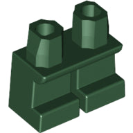 LEGO® los onderdeel Benen Aangepast Donkergroen 41879
