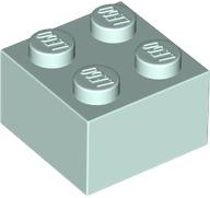 LEGO® los onderdeel Steen in kleur Licht Aqua 3003