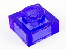 Plaatje in Gallery viewer laden, LEGO® los onderdeel Plaat Algemeen Doorzichtig Paars 3024