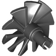 Plaatje in Gallery viewer laden, LEGO® los onderdeel Vliegtuig in kleur Zwart x577