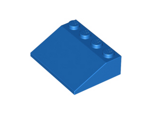 LEGO® los onderdeel Dakpan Algemeen in kleur Blauw 3297
