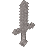 Plaatje in Gallery viewer laden, LEGO® los onderdeel Wapen in kleur Zilver 18787