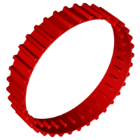 LEGO® los onderdeel Band in kleur Rood x1681