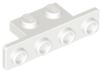 LEGO® los onderdeel Beugel in kleur Wit 2436b