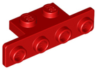 LEGO® los onderdeel Beugel in kleur Rood 2436b