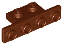 Plaatje in Gallery viewer laden, LEGO® los onderdeel Beugel in kleur Roodachtig Bruin 2436b