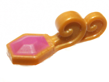 Plaatje in Gallery viewer laden, LEGO® onderdeel Hoofddeksel Accessoire Parel Goud 98379pb01