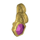 LEGO® onderdeel Hoofddeksel Accessoire Parel Goud 98379pb01
