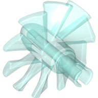 LEGO® los onderdeel Vliegtuig Doorzichtig Lichtblauw x577