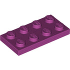 LEGO® los onderdeel Plaat Algemeen in kleur Magenta 3020