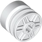 LEGO® los onderdeel Wiel in kleur Wit 55982