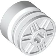 LEGO® los onderdeel Wiel in kleur Wit 55982