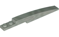 Plaatje in Gallery viewer laden, LEGO® los onderdeel Dakpan Gebogen in kleur Zilver 85970