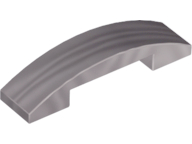 LEGO® los onderdeel Dakpan Gebogen in kleur Zilver 93273