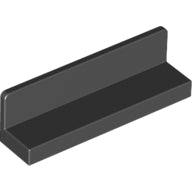 LEGO® los onderdeel Paneel in kleur Zwart 30413