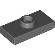 LEGO® Plaat Aangepast Donker Blauwachtig Grijs 15573