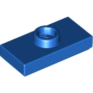 Plaatje in Gallery viewer laden, LEGO® los onderdeel Plaat Aangepast in kleur Blauw 15573