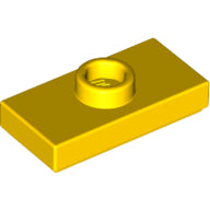 Plaatje in Gallery viewer laden, LEGO® los onderdeel Plaat Aangepast in kleur Geel 15573