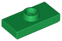LEGO® los onderdeel Plaat Aangepast in kleur Groen 15573