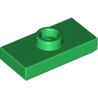 Plaatje in Gallery viewer laden, LEGO® los onderdeel Plaat Aangepast in kleur Groen 15573