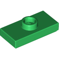 LEGO® los onderdeel Plaat Aangepast in kleur Groen 15573