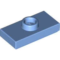 Plaatje in Gallery viewer laden, LEGO® los onderdeel Plaat Aangepast Medium Blauw 15573
