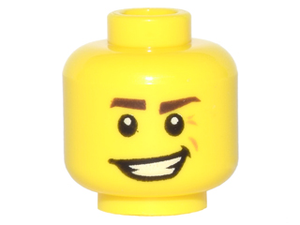 LEGO® los onderdeel Hoofd in kleur Geel 3626cpb1214
