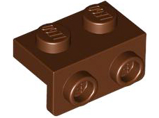 LEGO® los onderdeel Beugel in kleur Roodachtig Bruin 99781