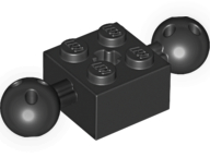 Plaatje in Gallery viewer laden, LEGO® los onderdeel Technische Steen in kleur Zwart 17114