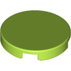 LEGO® los onderdeel Tegel Rond in kleur Limoen 14769