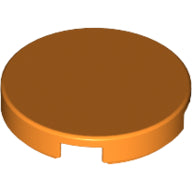 Plaatje in Gallery viewer laden, LEGO® los onderdeel Tegel Rond in kleur Oranje 14769