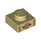 LEGO® los onderdeel Plaat met Motief Geelbruin 3024pb004
