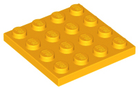LEGO® los onderdeel Plaat Algemeen Helder Licht Oranje 3031