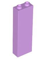 Plaatje in Gallery viewer laden, LEGO® los onderdeel Steen in kleur Medium Lavendel 2454