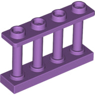 Plaatje in Gallery viewer laden, LEGO® los onderdeel Hek in kleur Medium Lavendel 15332