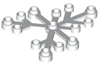 LEGO® los onderdeel Plant & Struik in kleur Wit 2417