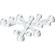 LEGO® los onderdeel Plant & Struik in kleur Wit 2417