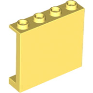 LEGO® los onderdeel Paneel in kleur Helder Lichtgeel 60581