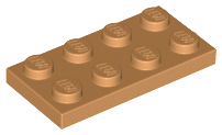 LEGO® los onderdeel Plaat Algemeen in kleur Medium Noga 3020