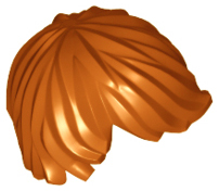 LEGO® los onderdeel Haar in kleur Donker Oranje 87991